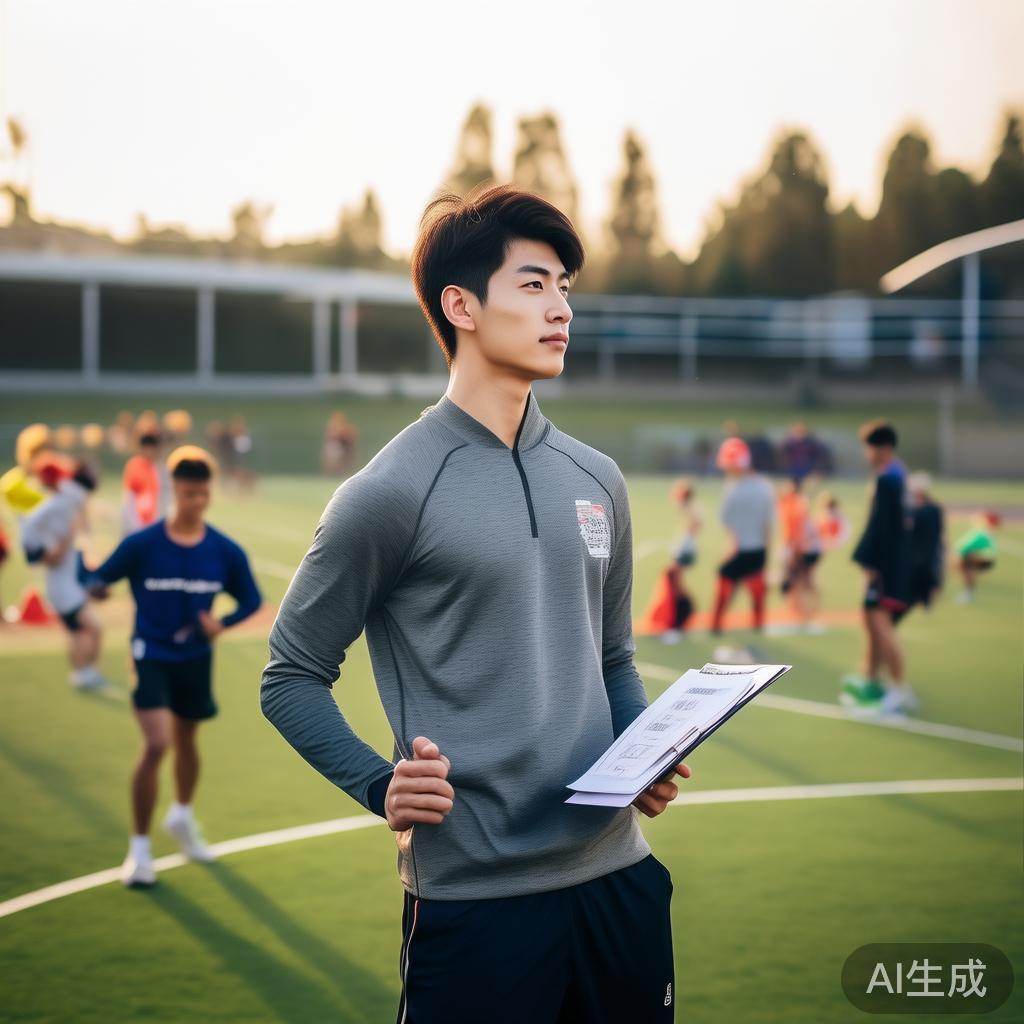 林智博的职业目标明确，希望未来能够在运动培训和体育